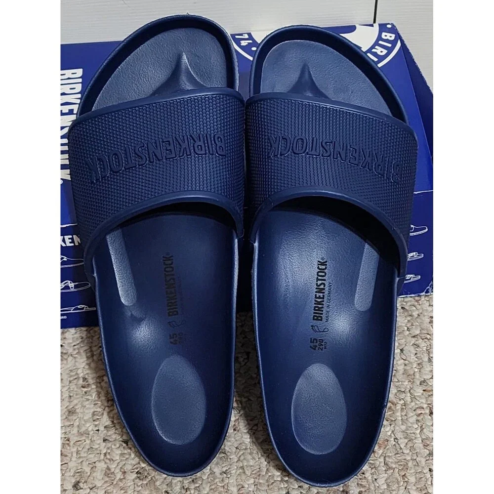 Birkenstock Barbados EVA 45  Men’s Size 12 Navy Slides Sandles Shoes